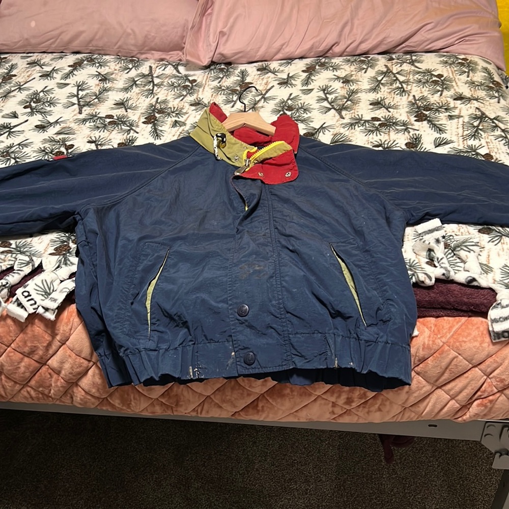 Tommy Hilfiger spell out sailing coat